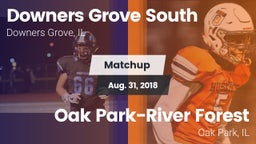 Matchup: Downers Grove vs. Oak Park-River Forest  2018