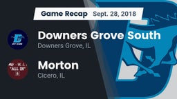 Recap: Downers Grove South  vs. Morton  2018