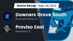 Recap: Downers Grove South  vs. Proviso East  2019