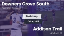 Matchup: Downers Grove vs. Addison Trail  2019