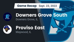 Recap: Downers Grove South  vs. Proviso East  2022