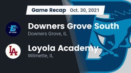 Recap: Downers Grove South  vs. Loyola Academy  2021