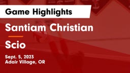 Santiam Christian  vs Scio  Game Highlights - Sept. 5, 2023