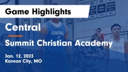 Central   vs Summit Christian Academy Game Highlights - Jan. 12, 2023