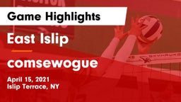 East Islip  vs comsewogue Game Highlights - April 15, 2021