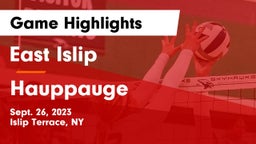 East Islip  vs Hauppauge  Game Highlights - Sept. 26, 2023
