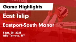 East Islip  vs Eastport-South Manor  Game Highlights - Sept. 28, 2023