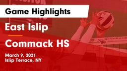 East Islip  vs Commack HS Game Highlights - March 9, 2021