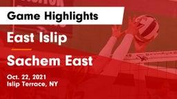 East Islip  vs Sachem East  Game Highlights - Oct. 22, 2021