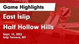 East Islip  vs Half Hollow Hills Game Highlights - Sept. 13, 2022