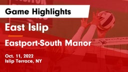 East Islip  vs Eastport-South Manor  Game Highlights - Oct. 11, 2022