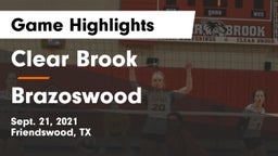 Clear Brook  vs Brazoswood  Game Highlights - Sept. 21, 2021