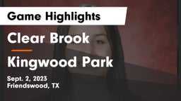 Clear Brook  vs Kingwood Park  Game Highlights - Sept. 2, 2023