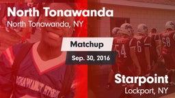 Matchup: North Tonawanda vs. Starpoint  2016