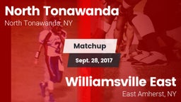 Matchup: North Tonawanda vs. Williamsville East  2017