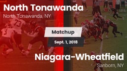 Matchup: North Tonawanda vs. Niagara-Wheatfield  2018