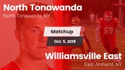 Matchup: North Tonawanda vs. Williamsville East  2018