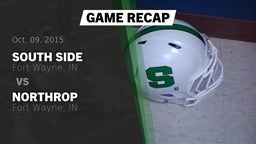 Recap: South Side  vs. Northrop  2015