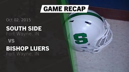 Recap: South Side  vs. Bishop Luers  2015