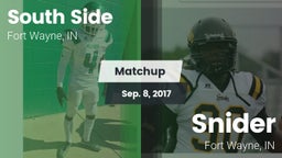 Matchup: South Side High vs. Snider  2017