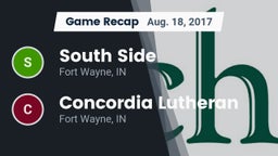Recap: South Side  vs. Concordia Lutheran  2017
