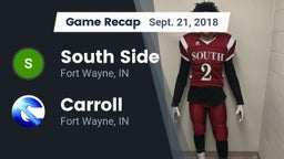 Recap: South Side  vs. Carroll  2018