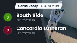 Recap: South Side  vs. Concordia Lutheran  2019