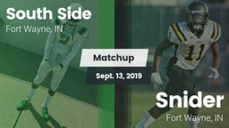 Matchup: South Side High vs. Snider  2019