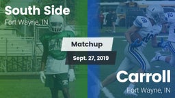 Matchup: South Side High vs. Carroll  2019