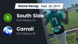 Recap: South Side  vs. Carroll  2019