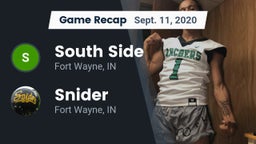 Recap: South Side  vs. Snider  2020