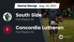 Recap: South Side  vs. Concordia Lutheran  2021