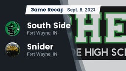 Recap: South Side  vs. Snider  2023