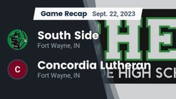 Recap: South Side  vs. Concordia Lutheran  2023