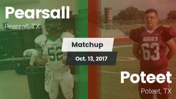 Matchup: Pearsall  vs. Poteet  2017