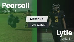 Matchup: Pearsall  vs. Lytle  2017