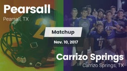 Matchup: Pearsall  vs. Carrizo Springs  2017