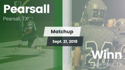 Matchup: Pearsall  vs. Winn  2018