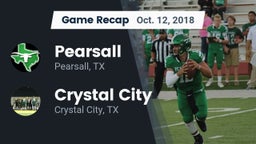 Recap: Pearsall  vs. Crystal City  2018