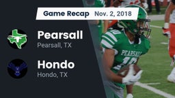 Recap: Pearsall  vs. Hondo  2018
