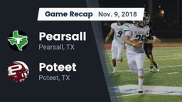 Recap: Pearsall  vs. Poteet  2018