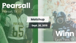 Matchup: Pearsall  vs. Winn  2019