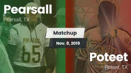 Matchup: Pearsall  vs. Poteet  2019