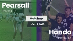Matchup: Pearsall  vs. Hondo  2020