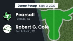 Recap: Pearsall  vs. Robert G. Cole  2022
