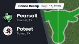 Recap: Pearsall  vs. Poteet  2023