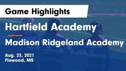 Hartfield Academy  vs Madison Ridgeland Academy Game Highlights - Aug. 23, 2021