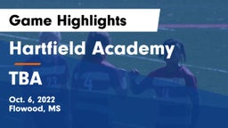 Hartfield Academy  vs TBA Game Highlights - Oct. 6, 2022