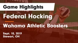 Federal Hocking  vs Wahama Athletic Boosters Game Highlights - Sept. 10, 2019