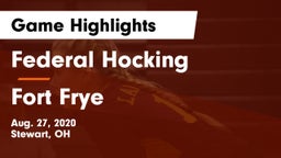 Federal Hocking  vs Fort Frye  Game Highlights - Aug. 27, 2020